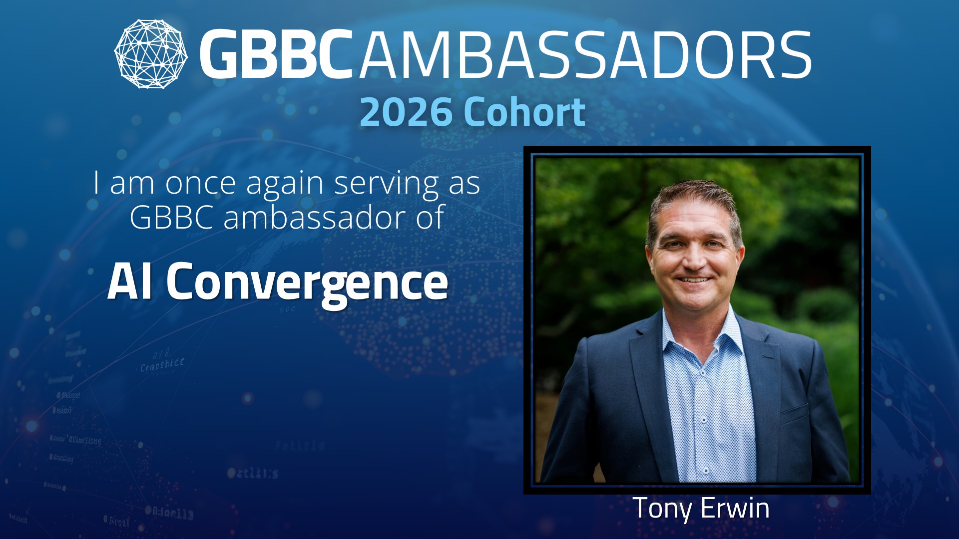 FTGA Co-Founder Named GBBC Ambassador — 3rd Year