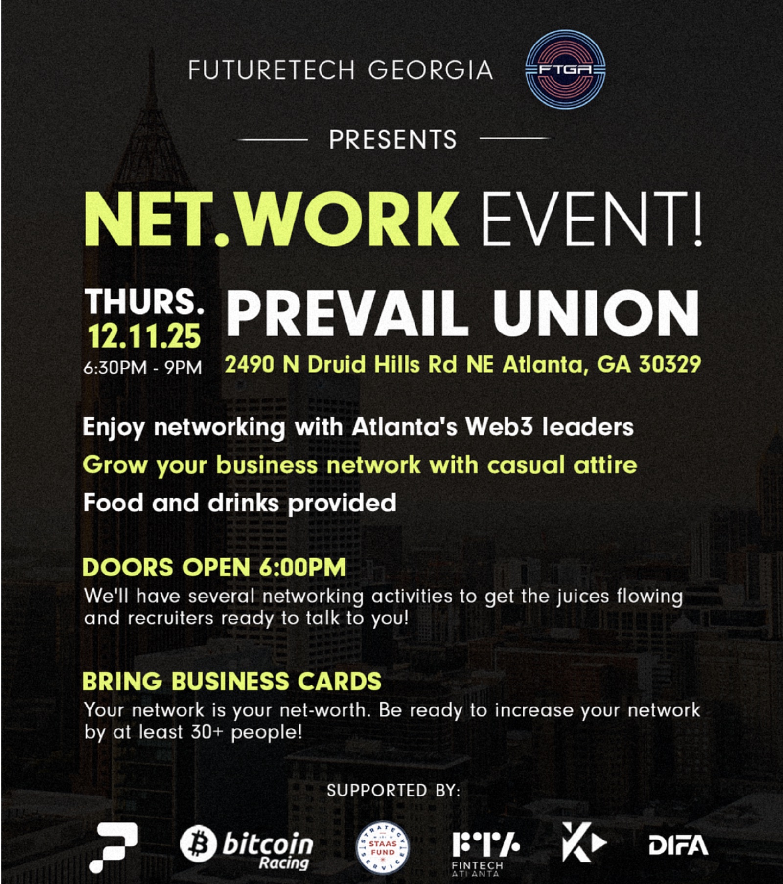 NET.WORK — Your Network is Your Net Worth
